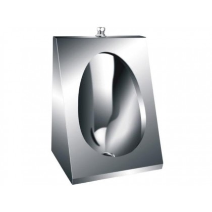 Писсуар антивандальный из нержавеющей стали с внешним подводом воды MF-311