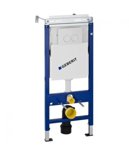 Инсталляция для унитаза 4 в 1 с кнопкой смыва Geberit Duofix Plattenbau 458.122.11.1