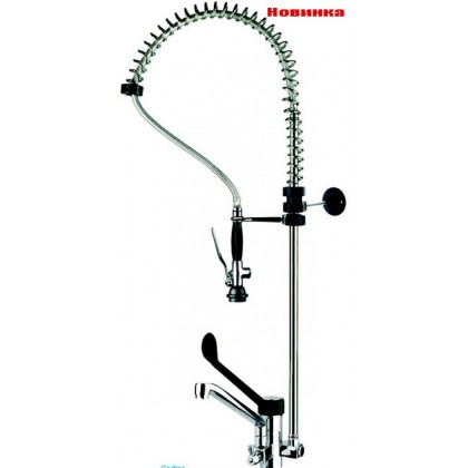 Душирующее устройство однорычажное (с краном) настольное Monolith- 234