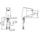 Смеситель сенсорный для умывальника Oras Cubista 2824FT