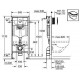 Инсталляция для подвесного унитаза Grohe Rapid SL 38721001