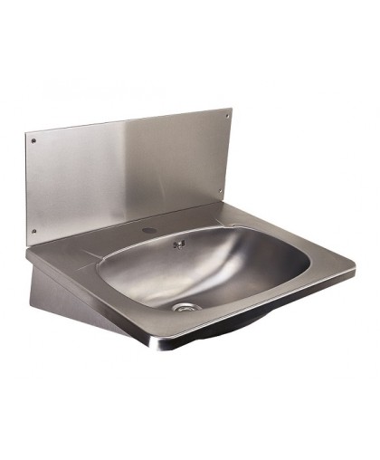 Умывальник подвесной с задней стенкой и отверстием для смесителя – Sanela SLUN 02