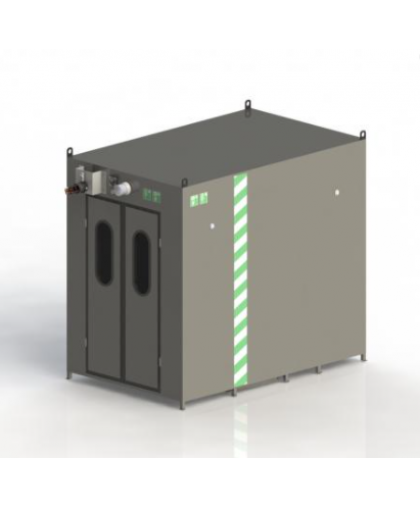 Аварийная душевая кабина самопомощи SFA-21150-IR автономная