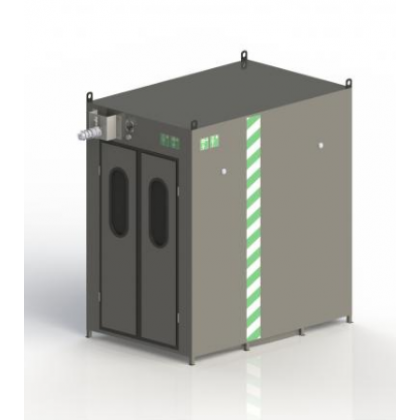 Аварийная душевая кабина самопомощи SFA-2180-IR автономная