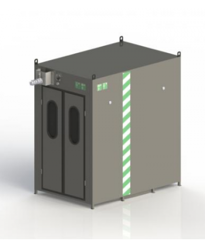 Аварийная душевая кабина самопомощи SFA-2180-IR автономная