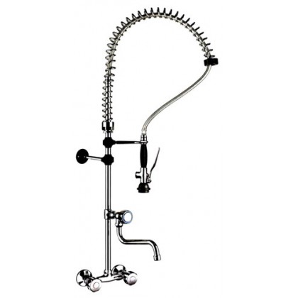 Душирующее устройство с краном настенное Monolith R206