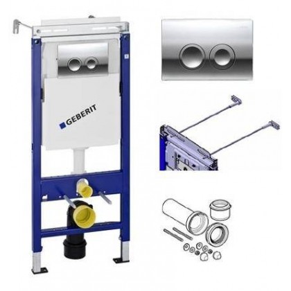 Инсталляция для унитаза с кнопкой смыва Geberit Duofix  111.153.00.1.