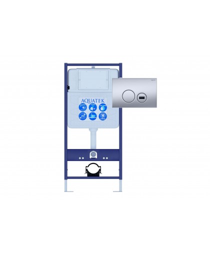 Инсталляция для подвесного унитаза с сенсорным управлением Aquatek Standart Sensor