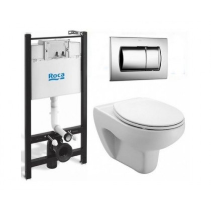 Инсталляция Roca Mateo 4 в 1, инсталляция с унитазом  