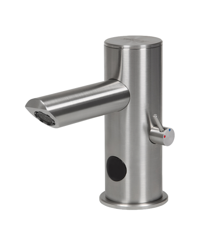 Автоматический смеситель с рычажком для настройки температуры воды, удлиненный излив, 24 В пост. SLU 92ND