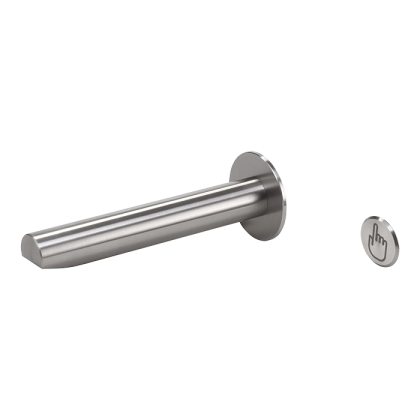 Комплект пьезо нержавеющего настенного плеча вытекания для монтажа в мойку, матовая поверхность, 6 В SLU 39PBX