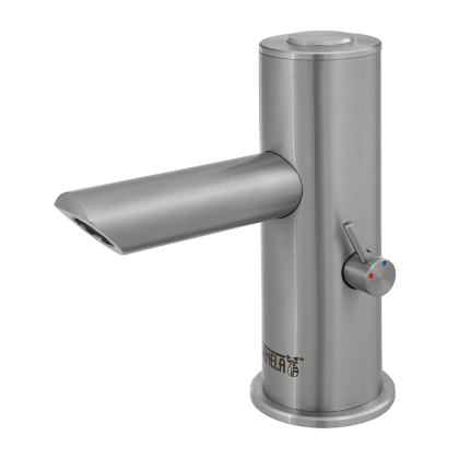 Автоматический смеситель, удлиненный излив, пьезо, 6 В SLU 92NPDB