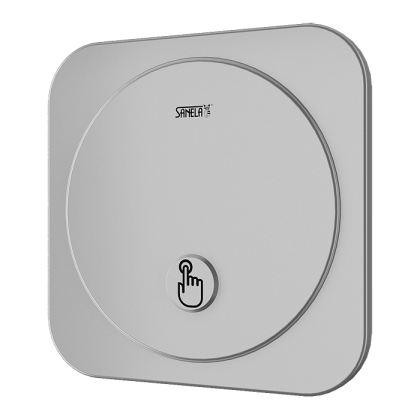 Устройство смыва с пьезо кнопкой для писсуара, с монтажной коробкой, 24 В пост. SLP 02NP