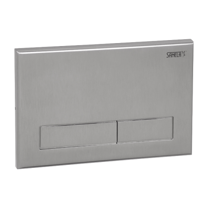 Кнопка для механического смыва для рамы SLR 21, нержавейка SLW 54