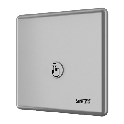 Устройство смыва туалета с пиезо кнопкой, для напорной воды, 6 B SLW 01PB