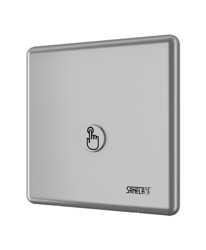 Устройство смыва туалета с пиезо кнопкой, для напорной воды, 6 B SLW 01PB