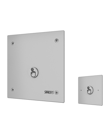 Устройство смыва унитаза с пьезо кнопкой, с антивандальной крышкой, с дополнительной выносной пьезо кнопкой для инвалидов, 24 В пост. SLW 03PA