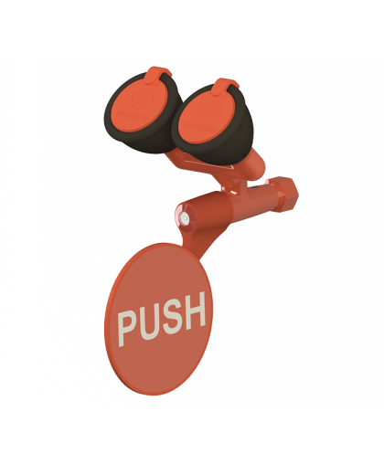 Аварийный фонтан для глаз с двумя головками и пусковым рычагом SLSN 19