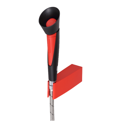 Аварийный фонтан для глаз с одной головкой и с держателем на стену SLSN 21