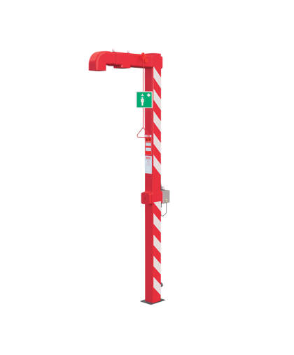 Нержавеющий аврийный душ Sanela SLSN23H, уличный, отдельно стоящий, min t до  -20°C