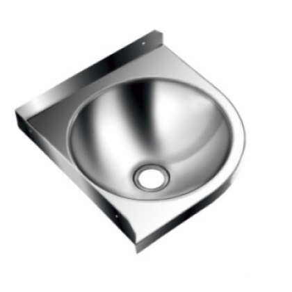 Раковина угловая настенная из нержавеющей стали MF-141