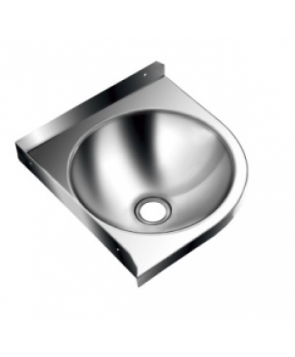 Раковина угловая настенная из нержавеющей стали MF-141