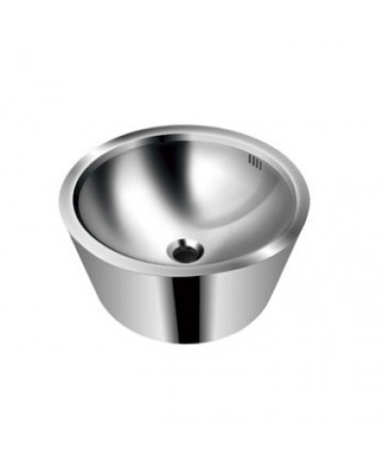 Раковина одинарная накладная из нержавеющей стали MF-132