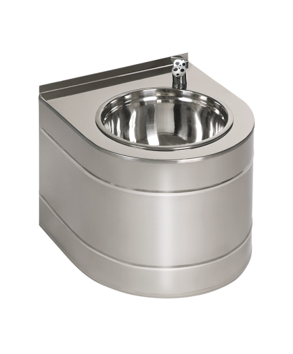 Нержавеющий питьевой фонтан с автоматической арматурой, 6 В SLUN 14EB