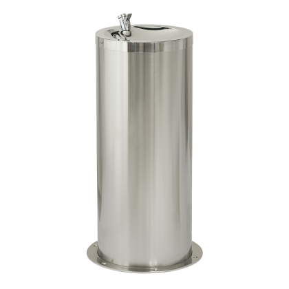 Нержавеющий питьевой фонтан с нажимной арматурой, высота 800 мм SLUN 23