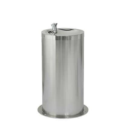 Нержавеющий питьевой фонтан для детей с нажимной арматурой, высота 650 мм SLUN 23M