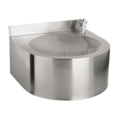 Нержавеющий питьевой фонтан с нажимной арматурой SLUN 62