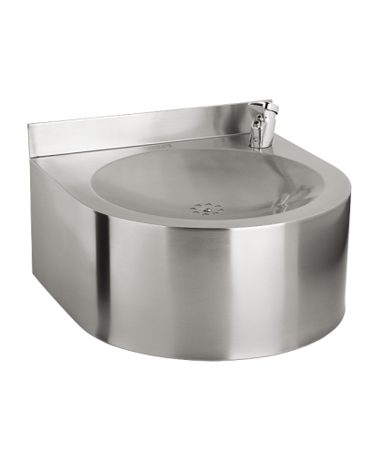 Нержавеющий питьевой фонтан с нажимной арматурой SLUN 62