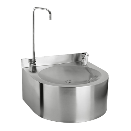 Нержавеющий питьевой фонтан с нажимной арматурой, арматура для налива стакана SLUN 62S