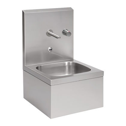 Нержавеющая подвесная мойка с интегрированной электроникой, с термостатическим смесителем, 6&nbsp;В SLUN 04ETB