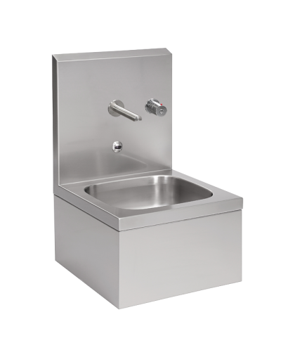 Нержавеющая подвесная мойка с интегрированной электронико, й, с термостатическим смесителем SLUN 04ETB