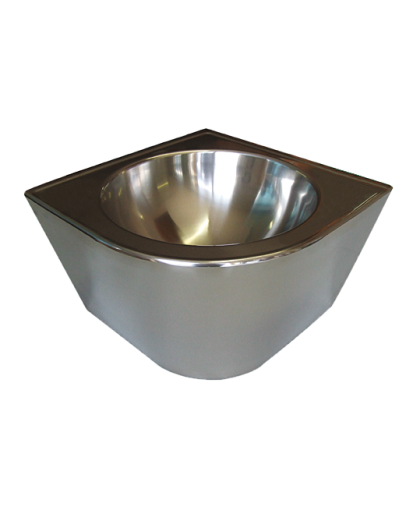 Антивандальний нержавеющий подвесной умывальник, конусный, &Oslash; 320 мм SLUN 41M