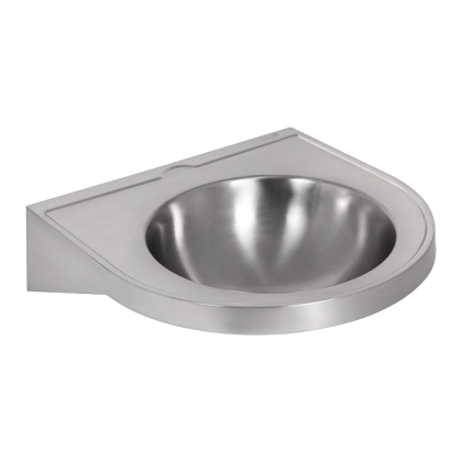 Нержавеющий подвесной умывальник для инвалидов SLUN 47X