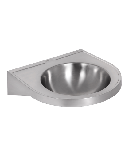 Нержавеющий подвесной умывальник для инвалидов SLUN 47X