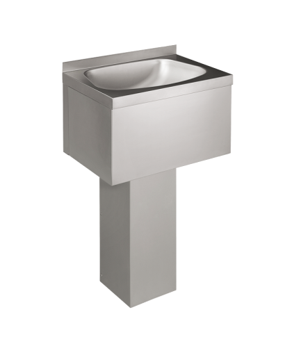 Нержавеющий самонесущий облицованный умывальник к стене SLUN 57