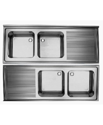 Ванна моечная с двумя раковинами МВ-2