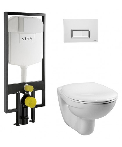 Инсталляция Vitra Normus комплект- подвесной унитаз+инсталляция 4 в 1 